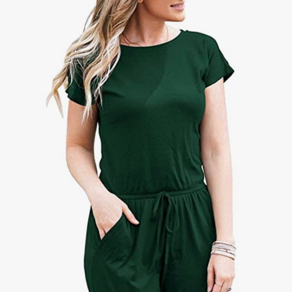 Green jumpsuit from Amazon